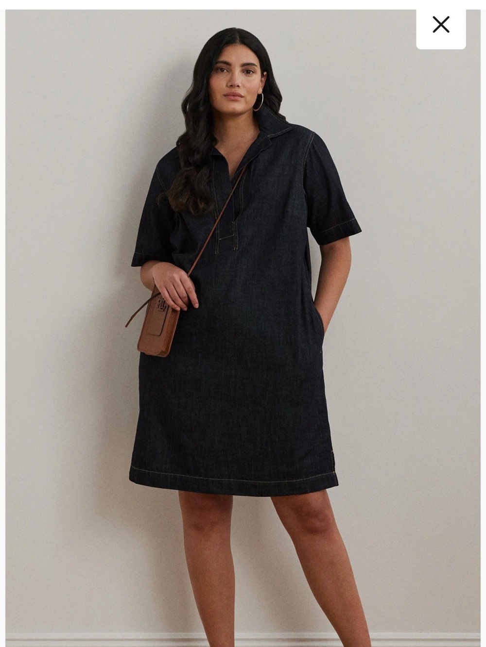 Lauren by Ralph Lauren Denim Shift Dress